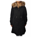 Woolrich - Giubbotto Lungo Woolrich Cascade - Nero - Giacca - Luxury Exclusive Collection