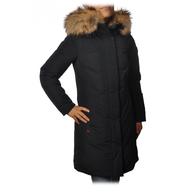 Woolrich - Luxury Arctic Parka With Fox Fur - White Stone - Jacket 