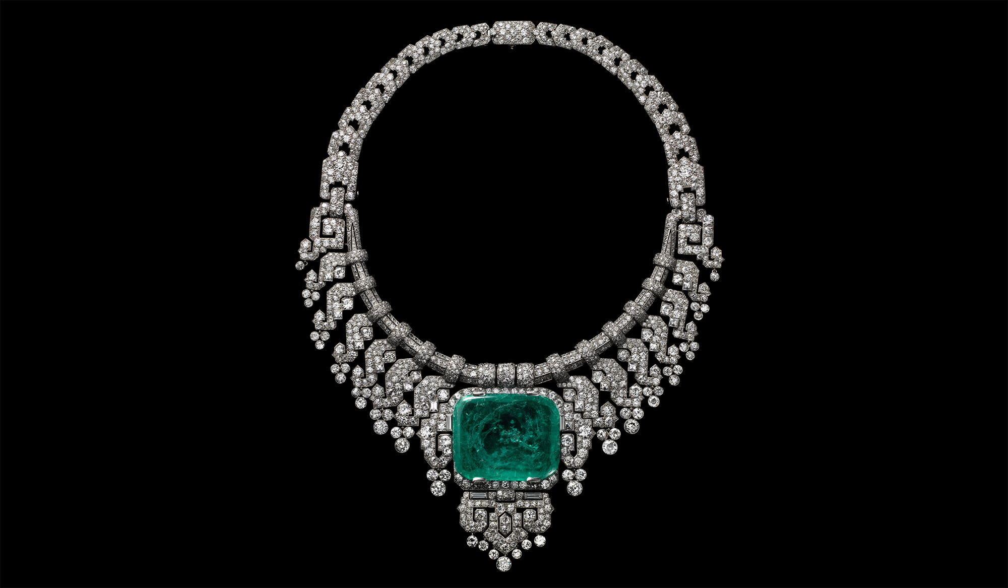 vintage cartier diamond necklace