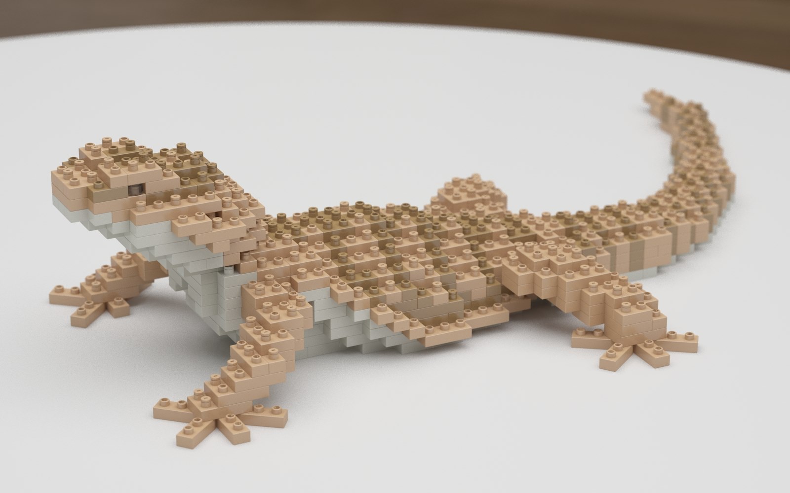 Jekca - Shiba Daruma Doll 01S-M02 - Lego - Sculpture - Construction - 4D -  Brick Animals - Toys - Avvenice